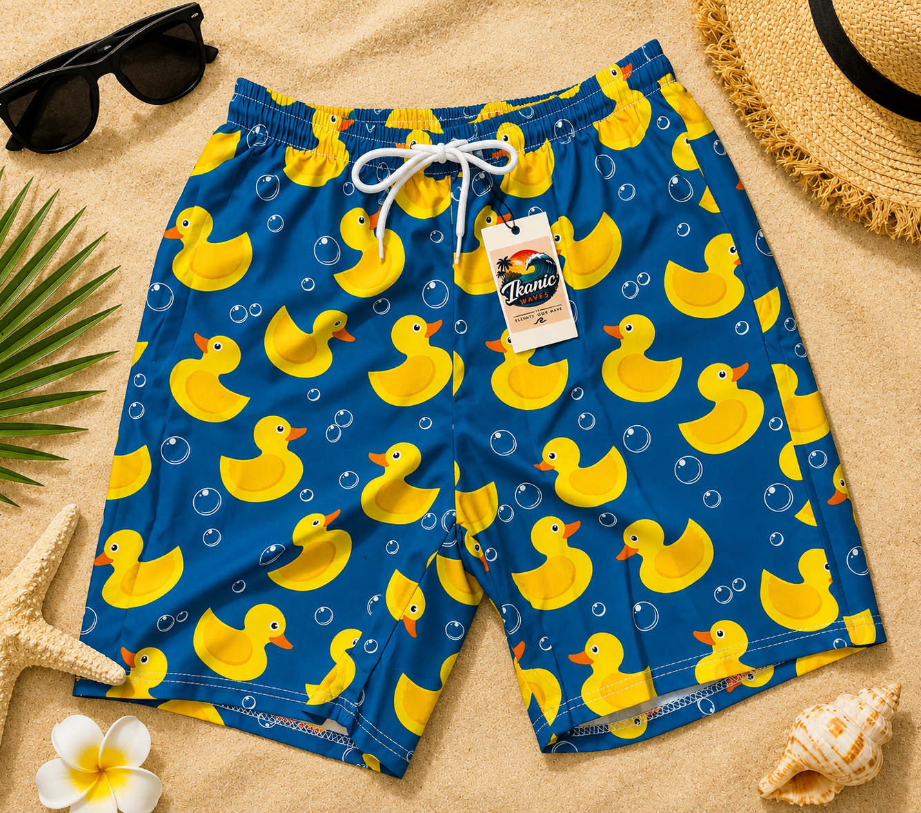 Quack Attack Swim Trunks (men)