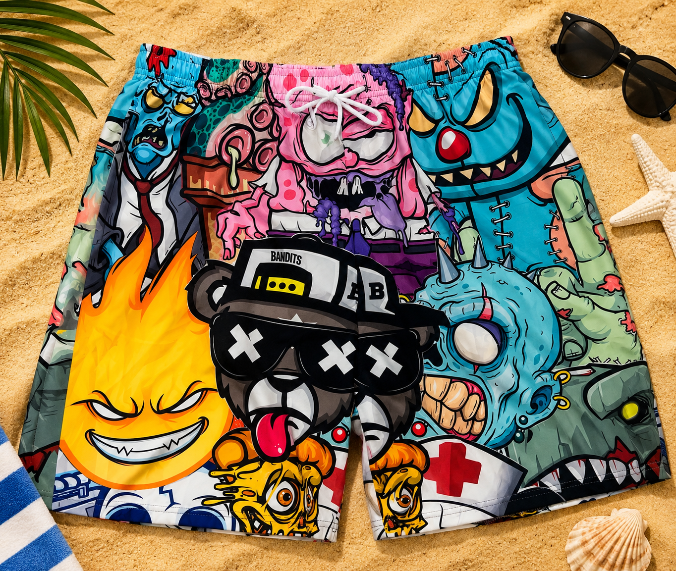 Chaos Culture Swim Trunks